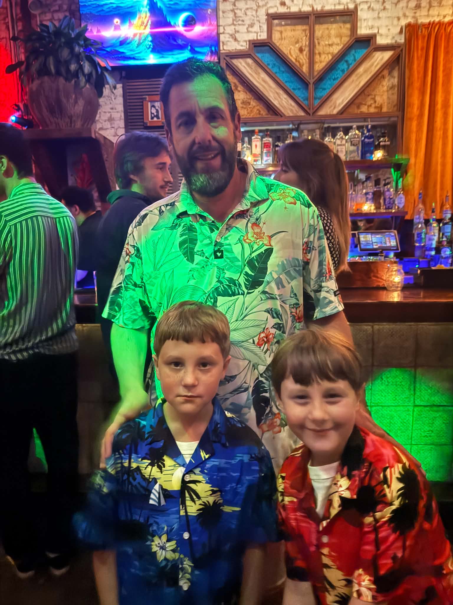 Eitan, Matan Friedman and Adam Sandler