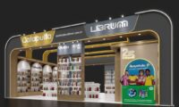 Estande da Librum na 28ª Bienal Internacional do Livro de São Paulo, com lançamentos e livros interativos da Catapulta para diferentes fases da infância